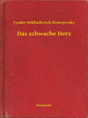 cover image of Das schwache Herz